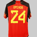 Belgium 2022-23 Openda  Home Kit (L)