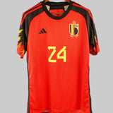 Belgium 2022-23 Openda  Home Kit (L)