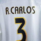 Real Madrid 2003-04 R. Carlos Home Kit  (L)