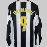 Juventus 2004-05 ibrahimovic Long Sleeve Home Kit  (L)