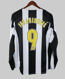 Juventus 2004-05 ibrahimovic Long Sleeve Home Kit  (L)