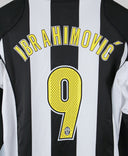 Juventus 2004-05 ibrahimovic Long Sleeve Home Kit  (L)