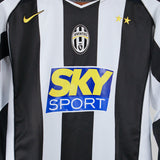 Juventus 2004-05 ibrahimovic Long Sleeve Home Kit  (L)