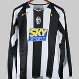 Juventus 2004-05 ibrahimovic Long Sleeve Home Kit  (L)