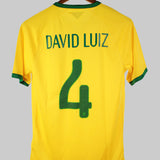 Brazil 2014-15 David Luiz Home Kit (S)