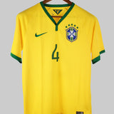 Brazil 2014-15 David Luiz Home Kit (S)