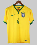 Brazil 2014-15 David Luiz Home Kit (S)