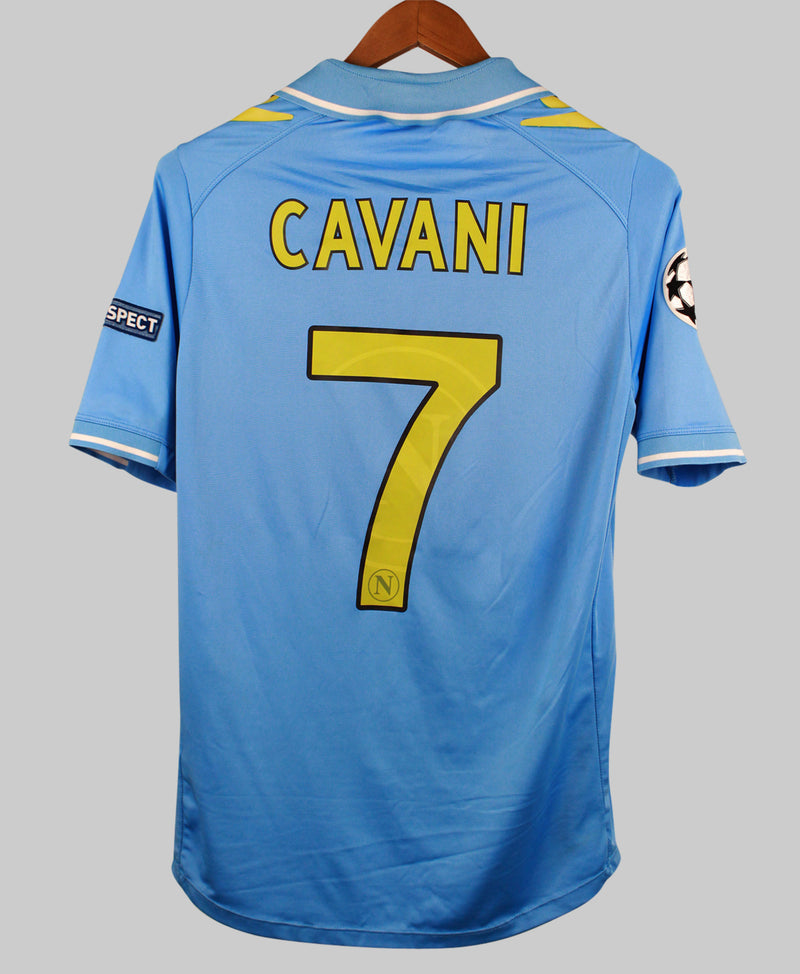 Napoli 2011-12 Cavani European Home Kit (M)