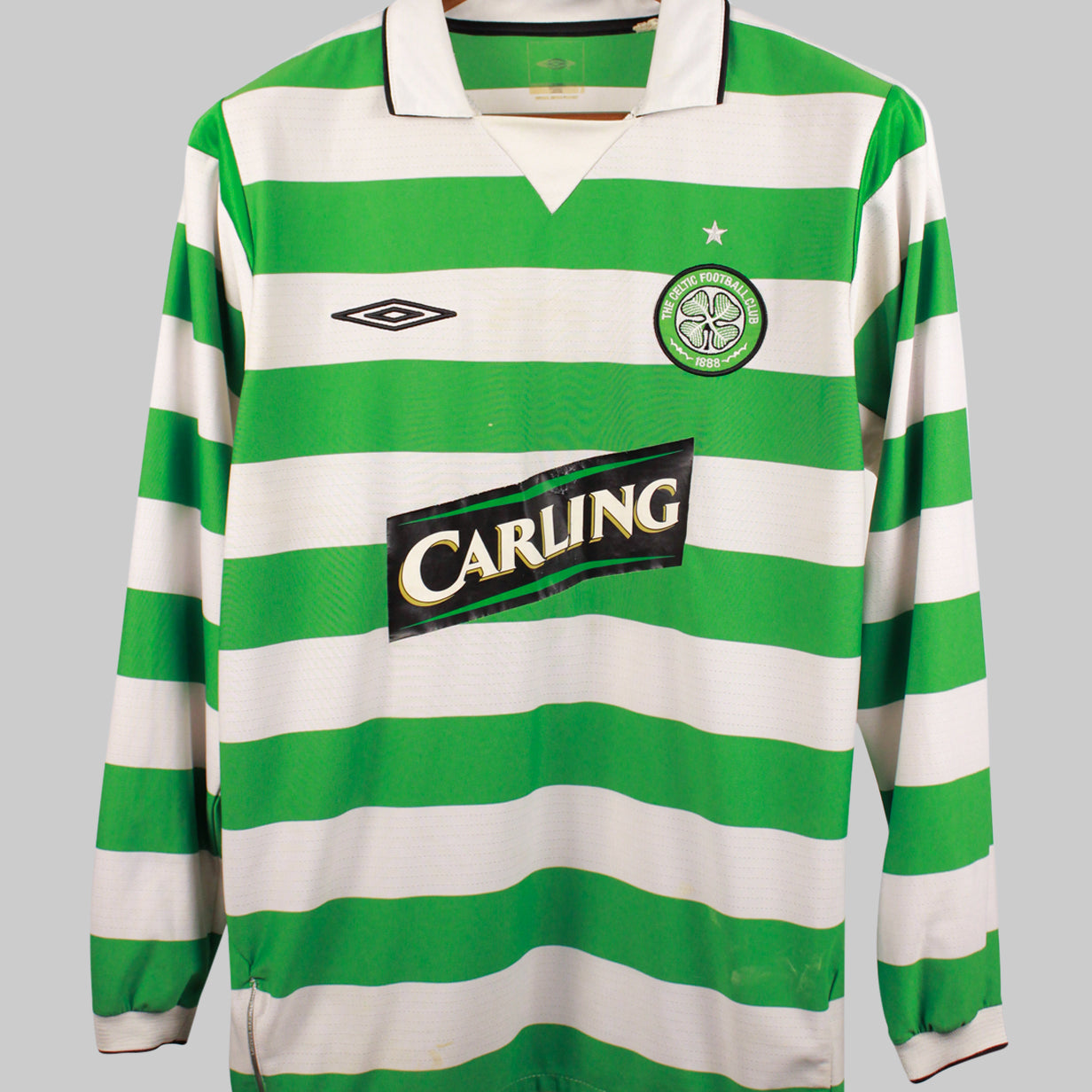 Celtic 2004-05 Bellamy Long Sleeve Home Kit (M