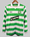 Celtic 2004-05 Bellamy Long Sleeve Home Kit (M