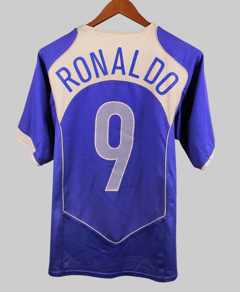 Brazil 2004 Ronaldo Away Kit (S)