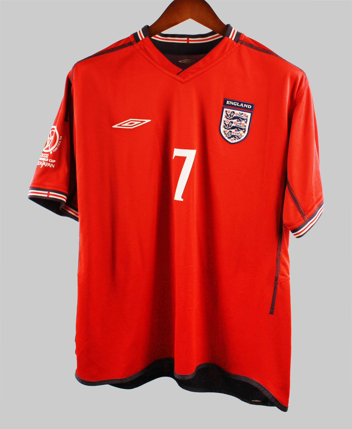 England 2002-03 Beckham Away Kit (L)