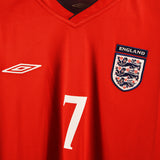 England 2002-03 Beckham Away Kit (L)