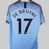 Manchester City 2018-19 De Bruyne Home Kit (L)