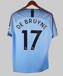 Manchester City 2018-19 De Bruyne Home Kit (L)