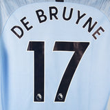 Manchester City 2018-19 De Bruyne Home Kit (L)