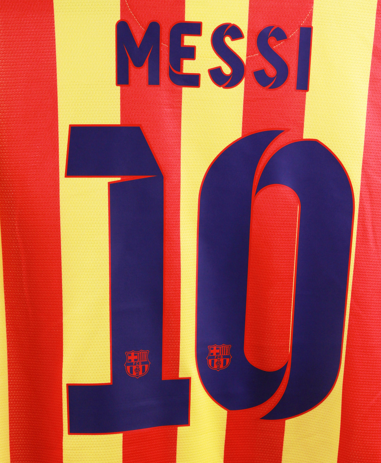 Barcelona 2013-14 Messi Away Kit (L)