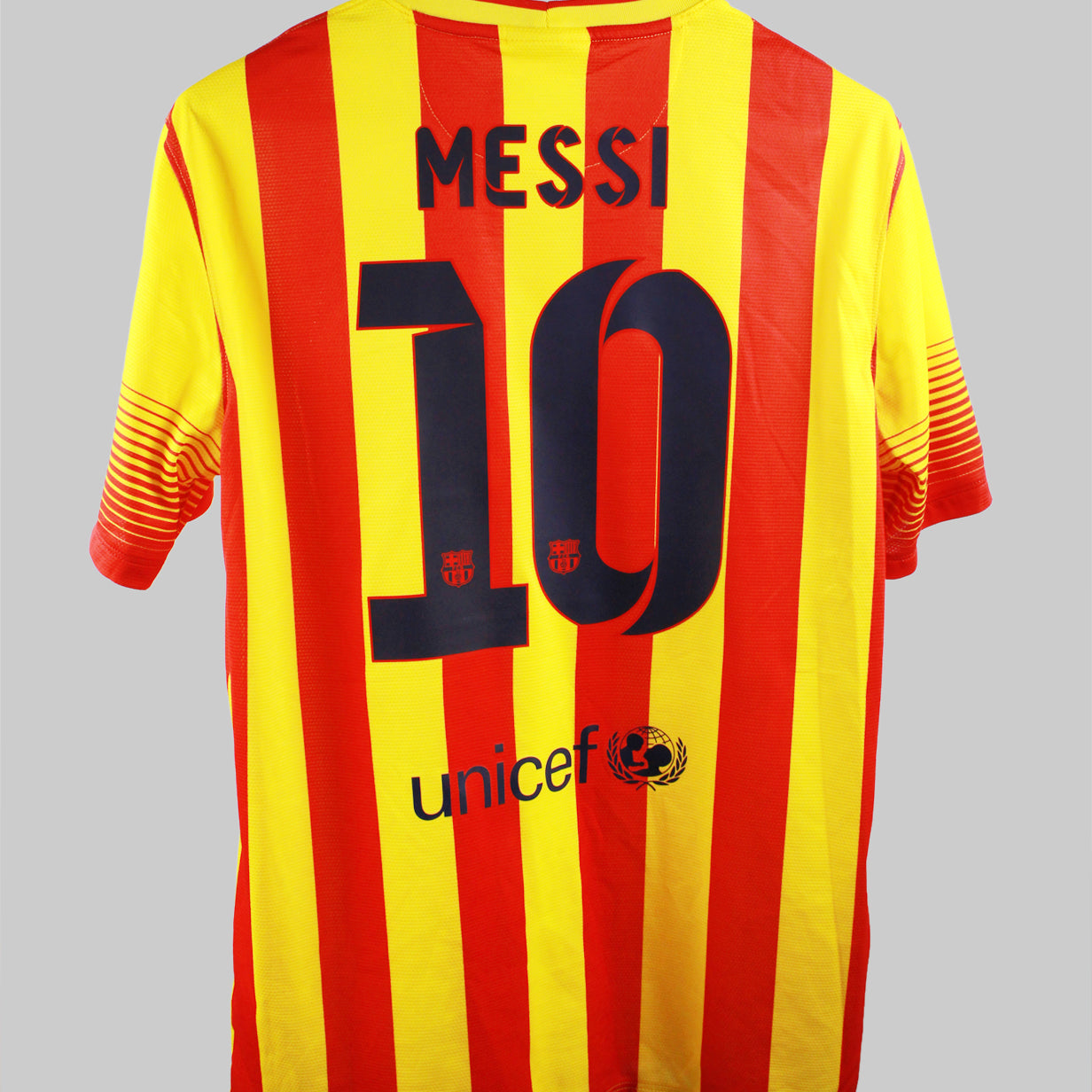 Barcelona 2013-14 Messi Away Kit (L)