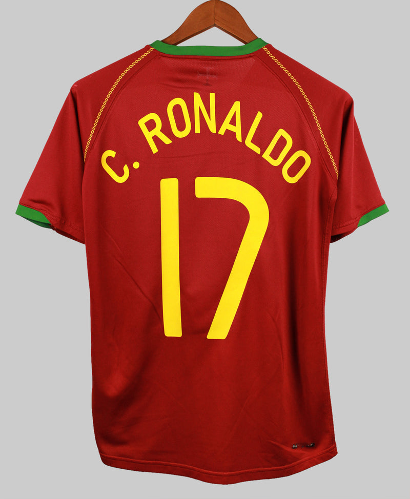 Portugal 2006 C. Ronaldo Home Kit (S)