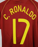Portugal 2006 C. Ronaldo Home Kit (S)