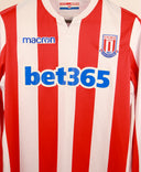 Stoke City 2018-19 Crouch Long Sleeve Player Issue Home Kit (M)