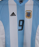 Argentina 2002-03 Batistuta Home Kit   (S)