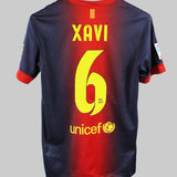 Barcelona 2012-13 Xavi Home Kit   (S)