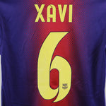 Barcelona 2012-13 Xavi Home Kit   (S)