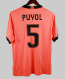 Barcelona 2009-10 Puyol Away Kit   (M)