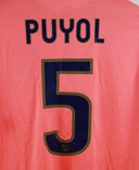 Barcelona 2009-10 Puyol Away Kit   (M)