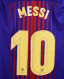 Barcelona 2017-18 Messi Home Kit   (M)