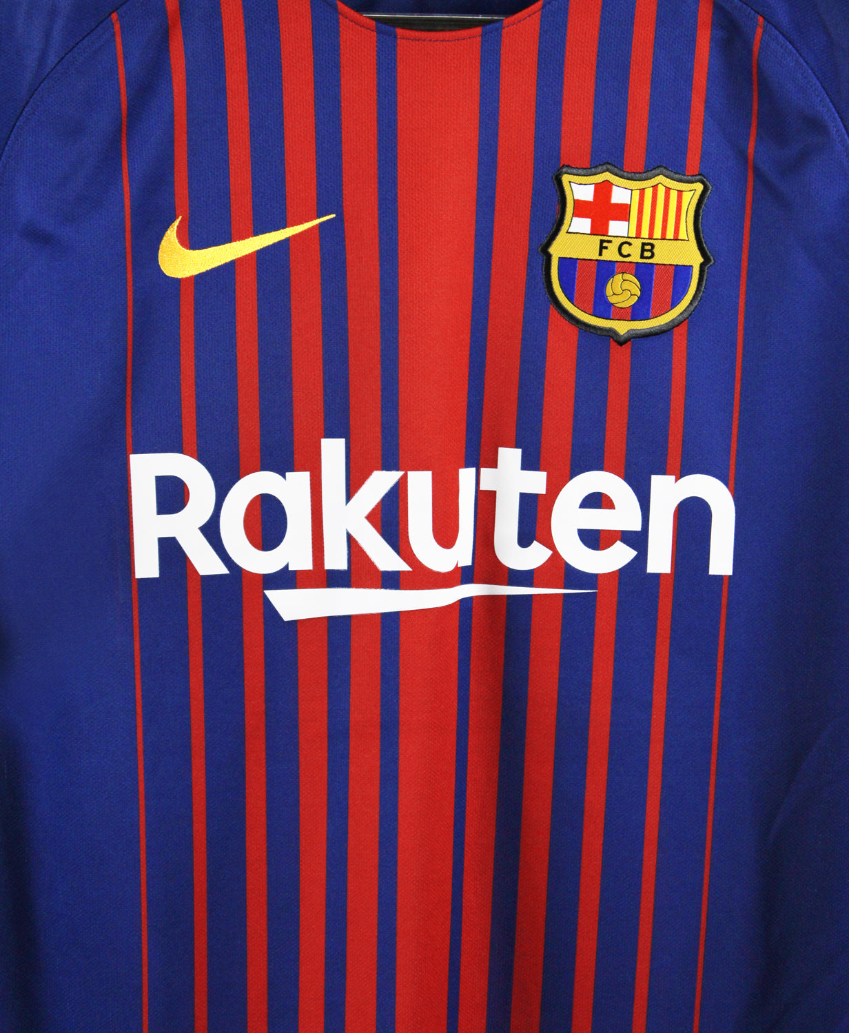 Barcelona 2017-18 Messi Home Kit   (M)