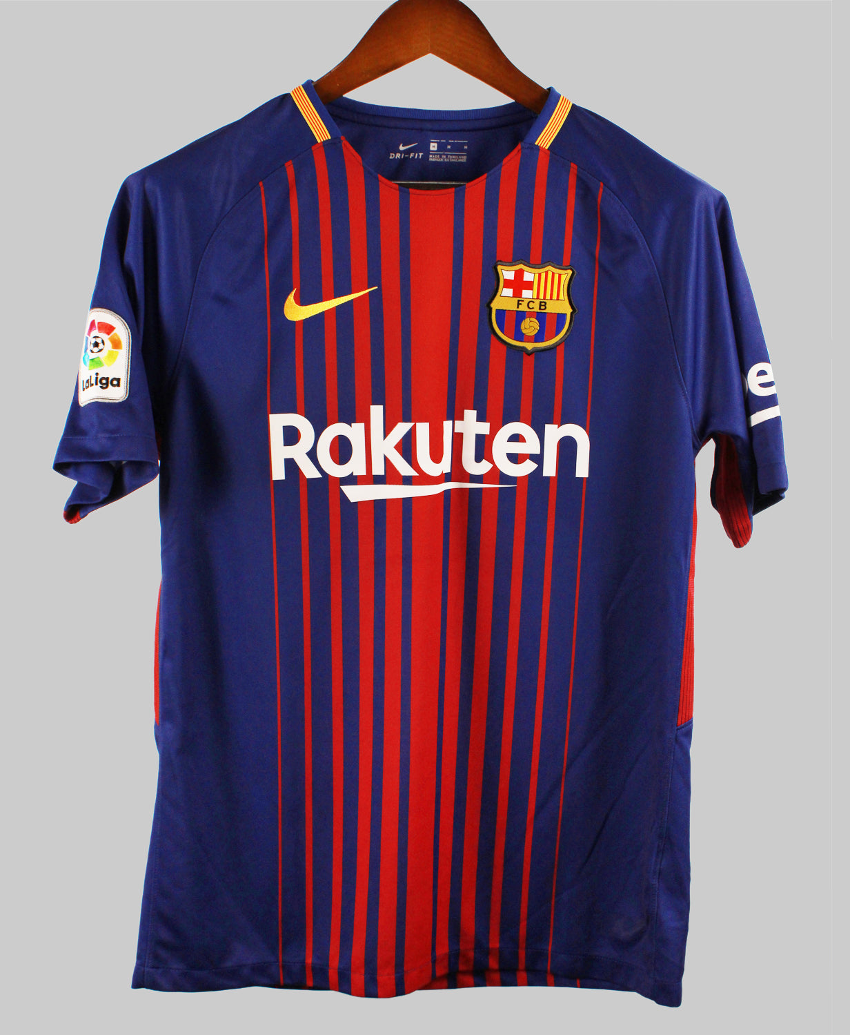 Barcelona 2017-18 Messi Home Kit   (M)