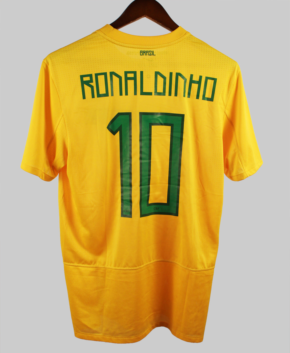 Brazil 2011-12 Ronaldinho Home Kit   (M)