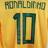 Brazil 2011-12 Ronaldinho Home Kit   (M)