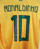 Brazil 2011-12 Ronaldinho Home Kit   (M)