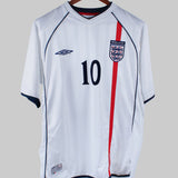 England 2001-02 Owen Home Kit (L)