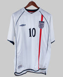 England 2001-02 Owen Home Kit (L)
