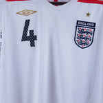 England 2007-08 Gerrard Home Kit   (XL)