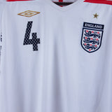 England 2007-08 Gerrard Home Kit   (XL)
