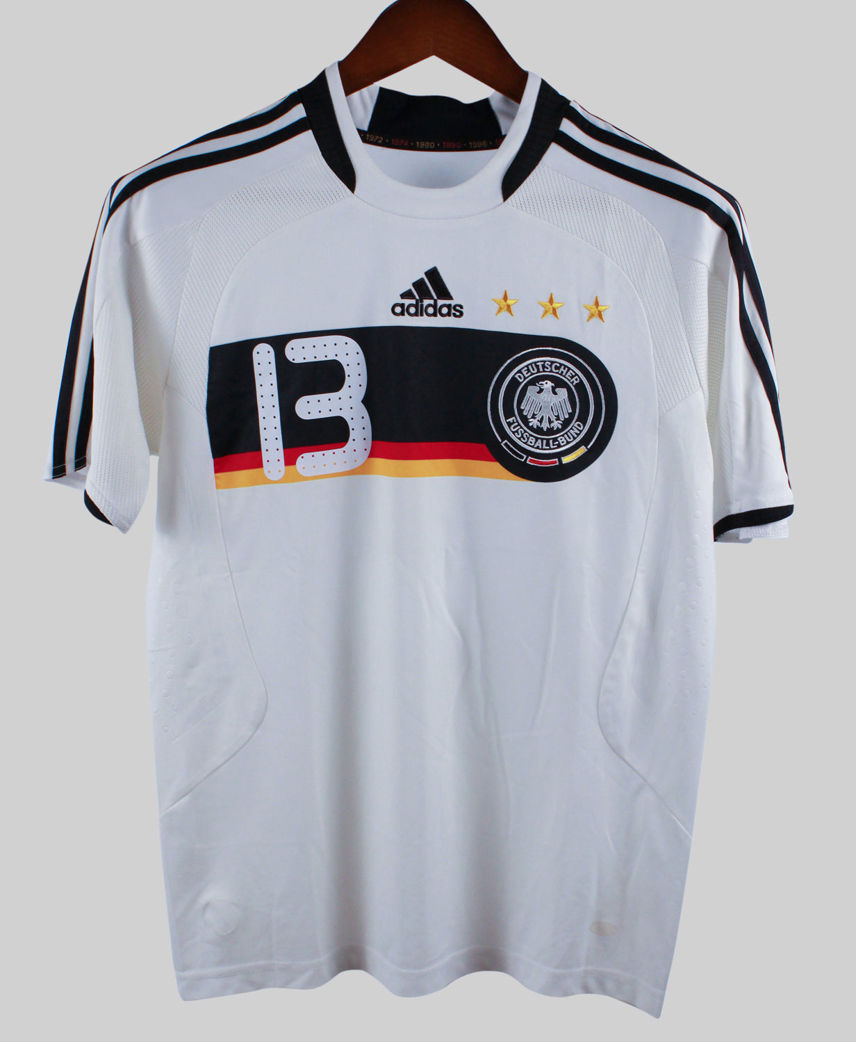 Germany 2008-09 Ballack Home Kit   (S)