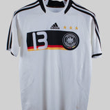 Germany 2008-09 Ballack Home Kit   (S)