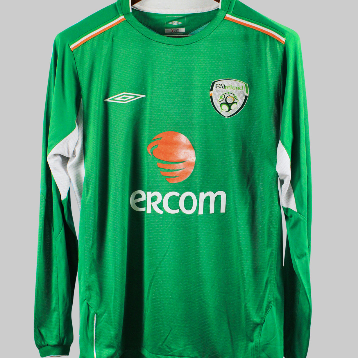 Ireland 2004-05 Keane Long Sleeve Home Kit   (M)