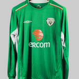 Ireland 2004-05 Keane Long Sleeve Home Kit   (M)