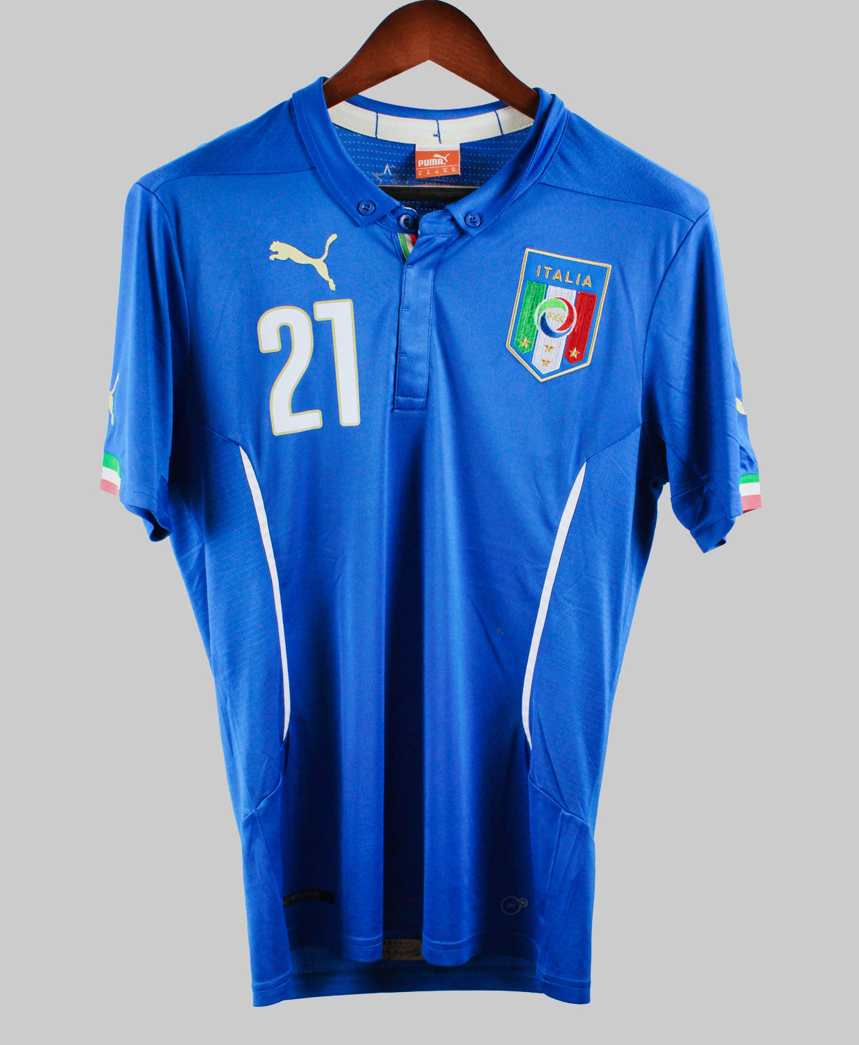 Italy 2014-15 Pirlo Home Kit   (M)