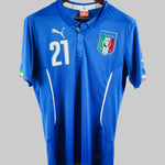 Italy 2014-15 Pirlo Home Kit   (M)