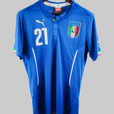 Italy 2014-15 Pirlo Home Kit   (M)