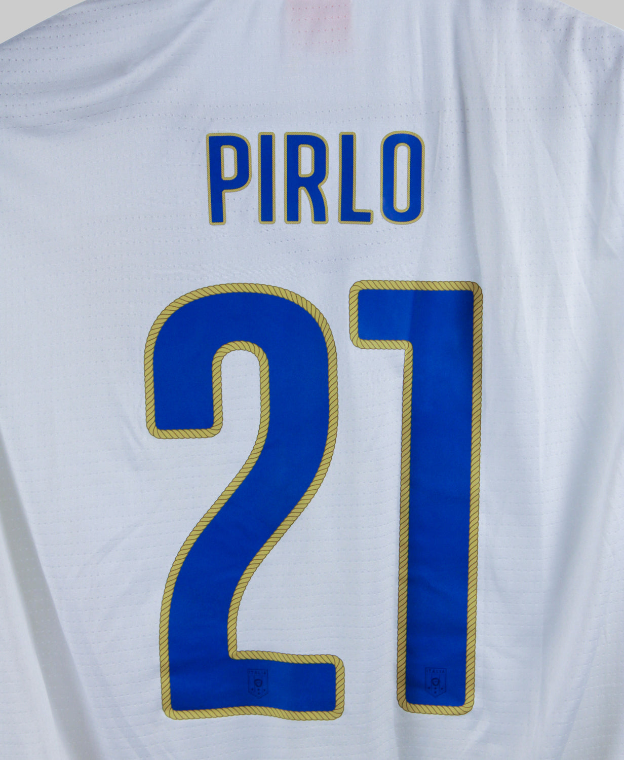 Italy 2014-15 Pirlo Away Kit   (L)