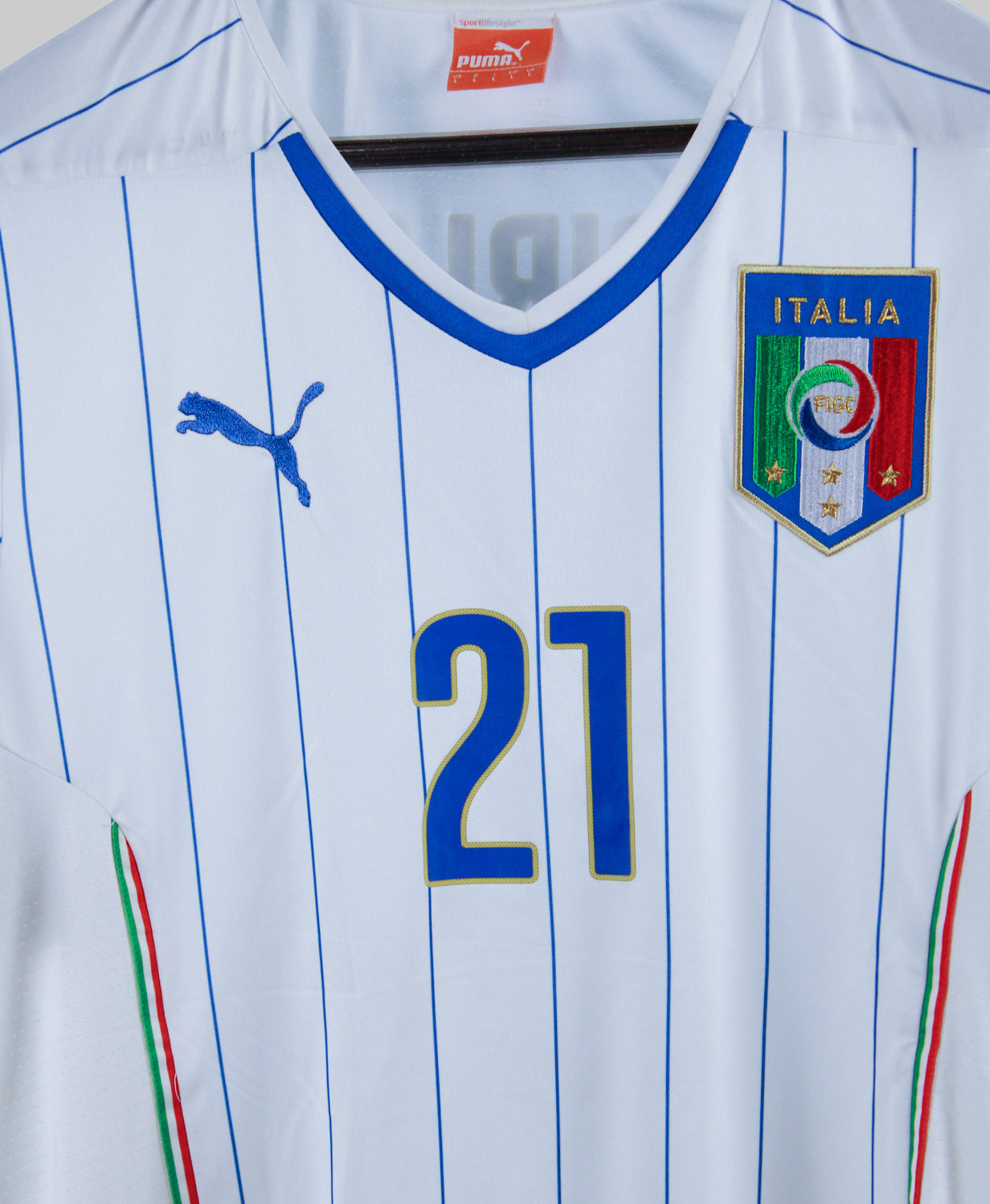 Italy 2014-15 Pirlo Away Kit   (L)
