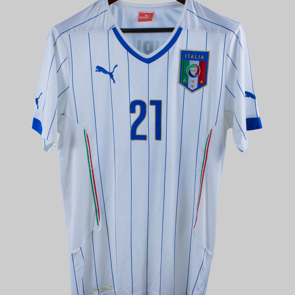 Italy 2014-15 Pirlo Away Kit   (L)